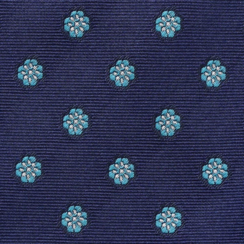 ネクタイ NI-A-012-NAVYBLUE-生地