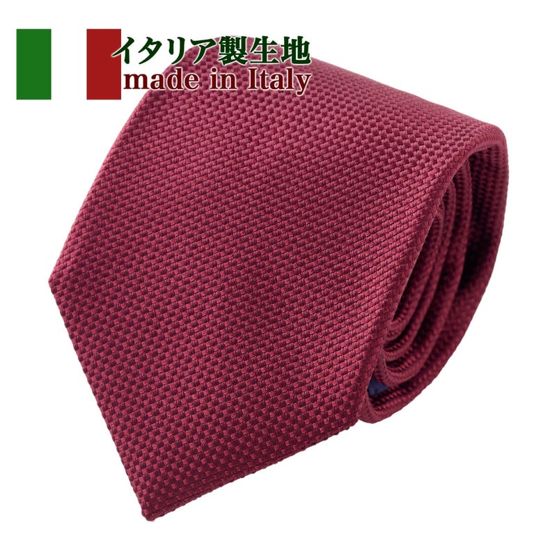 ネクタイ NI-A-016-WINERED