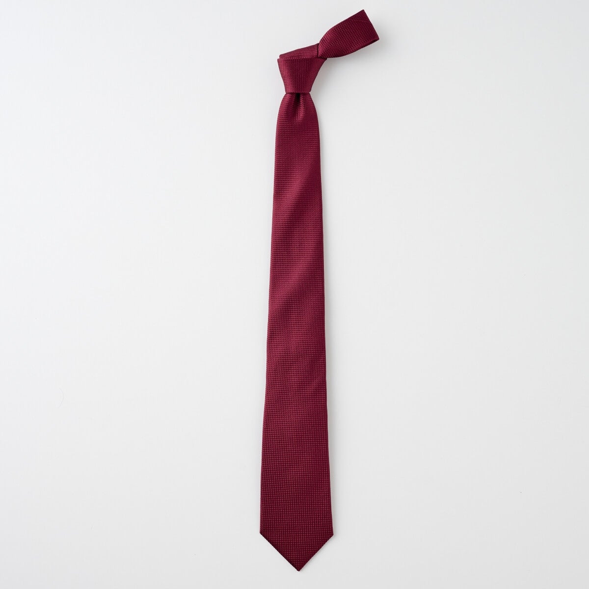 ネクタイ NI-A-016-WINERED-全体