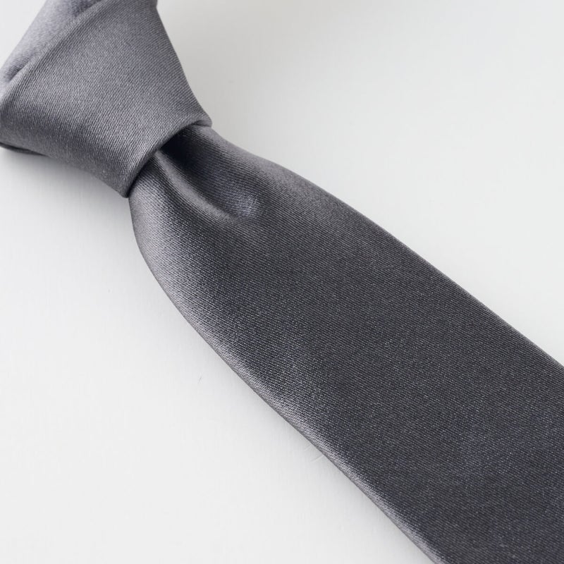 ネクタイ NI-A-025-GRAY-結び